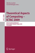 Cover: Theoretical Aspects of Computing - ICTAC 2009 - Springer