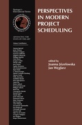Cover: Perspectives in Modern Project Scheduling - Springer