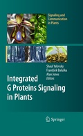 Cover: Integrated G Proteins Signaling in Plants - Springer