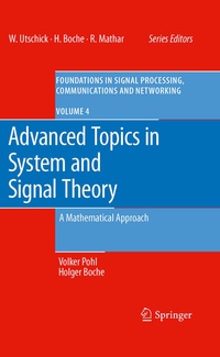 Enlarge image Cover: Advanced Topics in System and Signal Theory - Springer