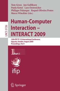Enlarge image Cover: Human-Computer Interaction - INTERACT 2009 - Springer
