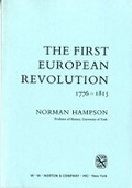 Cover: The First European Revolution, 1776-1815 - WW Norton & Co