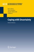 Cover: Coping with Uncertainty - Springer
