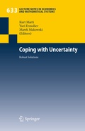 Cover: Coping with Uncertainty - Springer