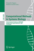 Cover: Computational Methods in Systems Biology - Springer