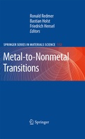 Cover: Metal-to-Nonmetal Transitions - Springer