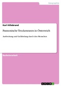 Cover: Pannonische Trockenrasen in &Ouml;sterreich - GRIN Verlag