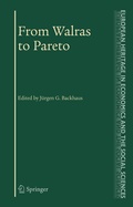 Cover: From Walras to Pareto - Springer