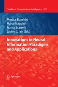 Cover: Innovations in Neural Information Paradigms and Applications - Springer