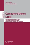 Cover: Computer Science Logic - Springer