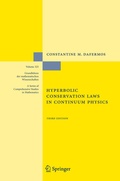 Cover: Hyperbolic Conservation Laws in Continuum Physics - Springer