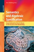 Cover: Semantics and Algebraic Specification - Springer