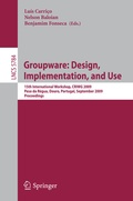 Cover: Groupware: Design, Implementation, and Use - Springer