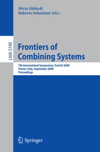 Enlarge image Cover: Frontiers of Combining Systems - Springer