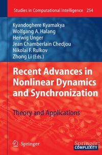 Enlarge image Cover: Recent Advances in Nonlinear Dynamics and Synchronization - Springer