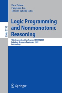 Enlarge image Cover: Logic Programming and Nonmonotonic Reasoning - Springer