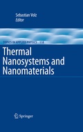 Cover: Thermal Nanosystems and Nanomaterials - Springer
