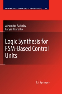 Enlarge image Cover: Logic Synthesis for FSM-Based Control Units - Springer