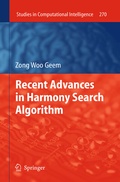 Cover: Recent Advances in Harmony Search Algorithm - Springer