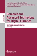 Cover: Research and Advanced Technology for Digital Libraries - Springer