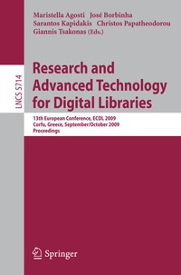 Enlarge image Cover: Research and Advanced Technology for Digital Libraries - Springer