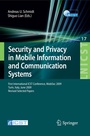 Cover: Security and Privacy in Mobile Information and Communication Systems - Springer