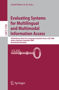 Abbildung von: Evaluating Systems for Multilingual and Multimodal Information Access - Springer