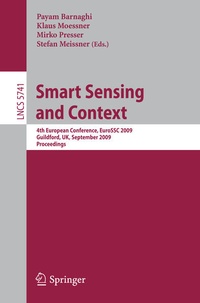 Enlarge image Cover: Smart Sensing and Context - Springer