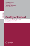 Cover: Quality of Context - Springer