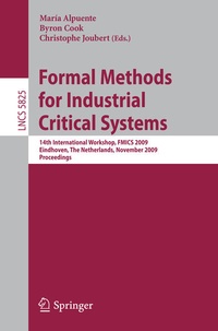 Enlarge image Cover: Formal Methods for Industrial Critical Systems - Springer