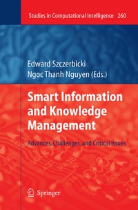 Enlarge image Cover: Smart Information and Knowledge Management - Springer