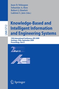 Enlarge image Cover: Knowledge-Based and Intelligent Information and Engineering Systems - Springer