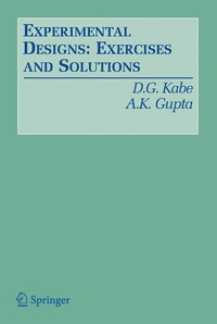 Enlarge image Cover: Experimental Designs: Exercises and Solutions - Springer