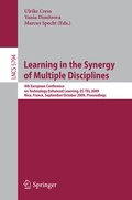 Cover: Learning in the Synergy of Multiple Disciplines - Springer