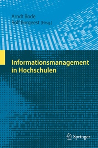 Abbildung von: Informationsmanagement in Hochschulen - Springer