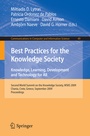 Cover: Best Practices for the Knowledge Society. Knowledge, Learning, Development and Technology for All - Springer