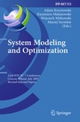 Cover: System Modeling and Optimization - Springer