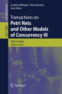 Enlarge image Cover: Transactions on Petri Nets and Other Models of Concurrency III - Springer