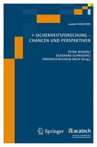 Abbildung von: Sicherheitsforschung - Springer