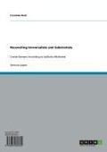 Cover: Reconciling Universalists and Substratists - GRIN Verlag