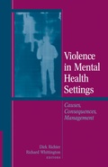 Cover: Violence in Mental Health Settings - Springer