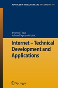 Cover: Internet - Technical Development and Applications - Springer