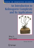Cover: An Introduction to Kolmogorov Complexity and Its Applications - Springer