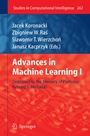 Cover: Advances in Machine Learning I - Springer