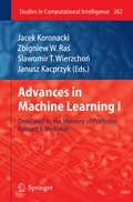 Cover: Advances in Machine Learning I - Springer