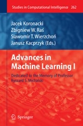 Cover: Advances in Machine Learning I - Springer