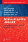 Cover: Advances in Machine Learning II - Springer