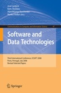 Cover: Software and Data Technolgoies - Springer