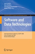 Cover: Software and Data Technolgoies - Springer