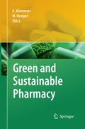 Cover: Green and Sustainable Pharmacy - Springer
